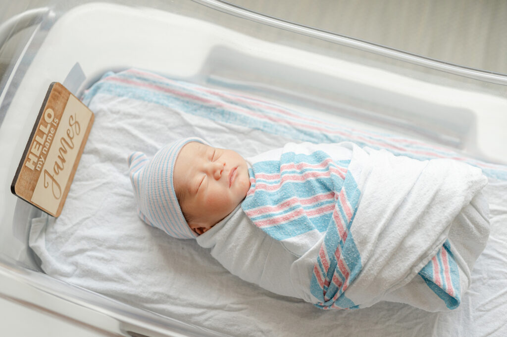 Fresh 48 newborn photography at UAB hospital
