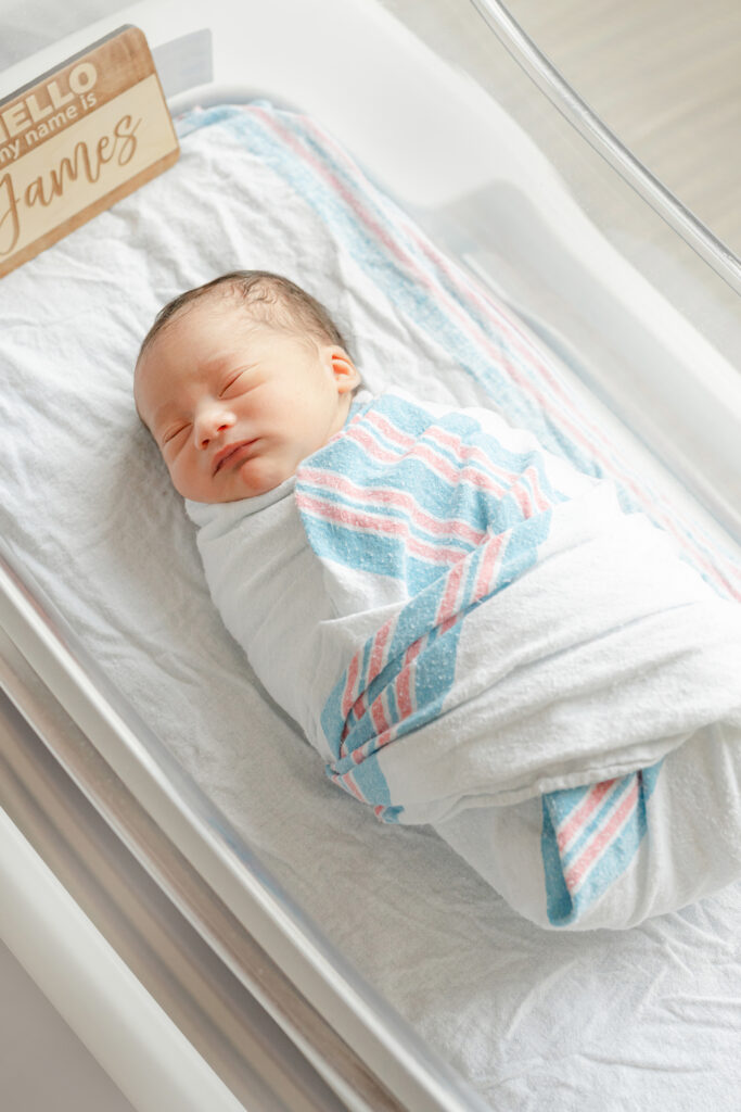 Fresh 48 newborn photography at UAB hospital
